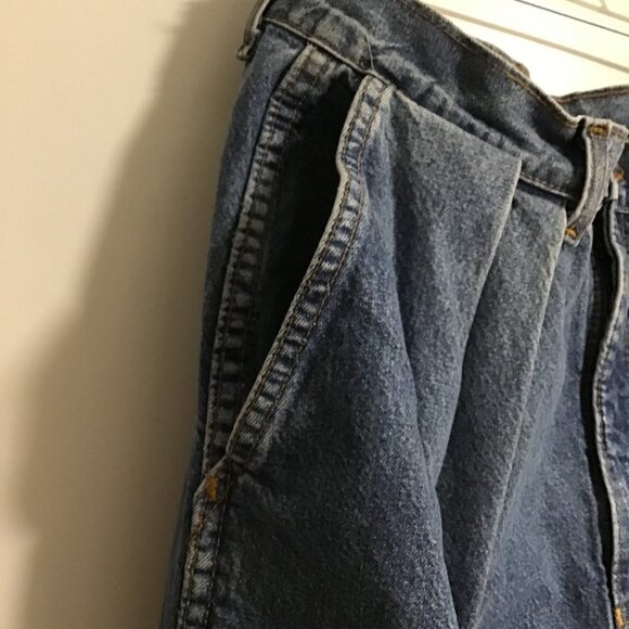 VINTAGE 19th Avenue High Waisted Pleated Front Jeans Size 12 - Picture 10 of 11